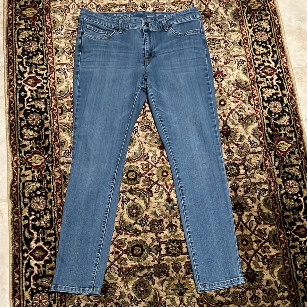 Sonoma Women's Classic Blue Skinny Jeans